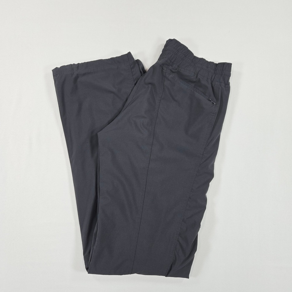 Athleta Women's 4T Tall Black Ruched Stretch Drawstring Travel Pants
